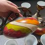 TriUshi Bulgarian Hand Made Ceramic Art Pottery Set Tea Mug Goblet Bulgaria Image 8
