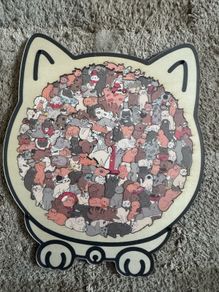 Cat wooden puzzle, 135pcs