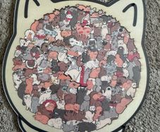Cat wooden puzzle, 135pcs