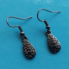 Earrings - pewter colour
