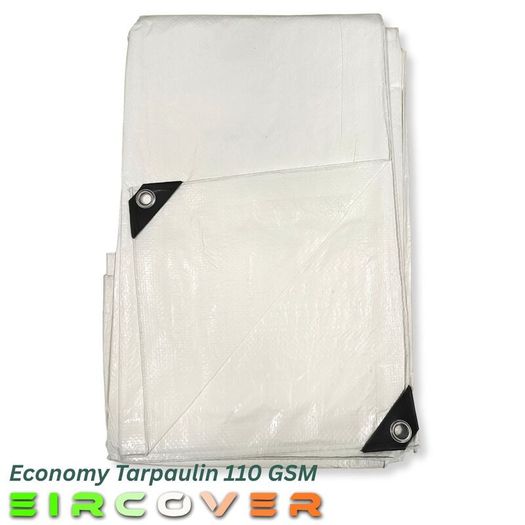 Economy Tarpaulin  5.5m x 7m (18' - 23') 110 gsm