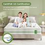 King Size Mattress 5FT, 10 Inch Gel Memory Foam Pocket Sprung Hybrid Mattress, 7-Zone Orthopedic & Motion Isolation, Medium Firm, 150x200x25cm Image 4