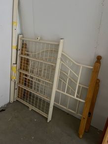 Double Bed, Wrought Iron effect.