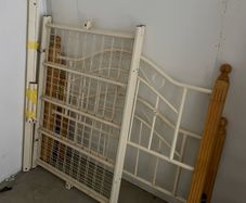 Double Bed, Wrought Iron effect.