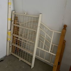 Double Bed, Wrought Iron effect.