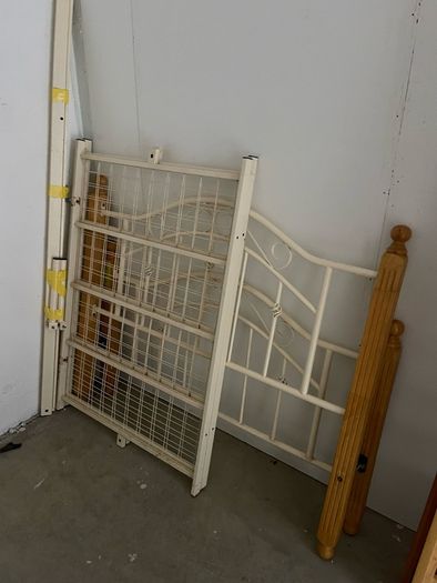 Double Bed, Wrought Iron effect.