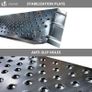 Loading Ramps, Set of 2 Heavy Duty Steel Ramps, for Van, Lawnmower, ATV, Quad Motorcycle, Capacity 400 kg, 160 x 23 x 5 cm Image 3