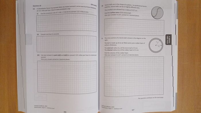 Maths Ordinary Level Leaving Certificate Exam Papers 2026