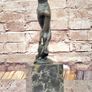 Art-Deco Dancing Woman (36cm) - Bronze, Marble, Signed Image 4