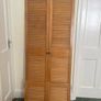 Solid timber louvre wardrobe doors Image 3