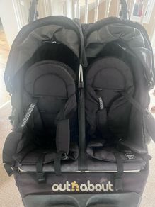 Out and about double buggy
