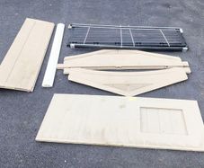 Keter Factor 8x6 shed parts panels roof