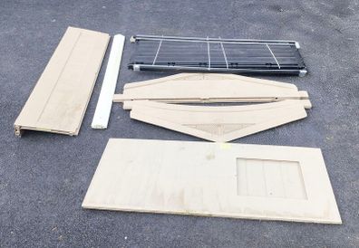 Keter Factor 8x6 shed parts panels roof