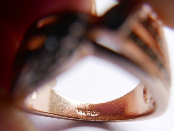 Vintage 18K GP Gold Plated Ring size K