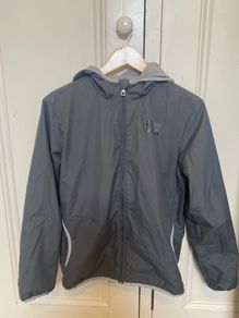 Boys Emporio Armani EA7 Grey Hooded Jacket - Age 14