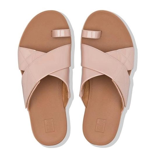 FitFlop Patent Toe-Thongs Sandals