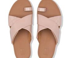 FitFlop Patent Toe-Thongs Sandals