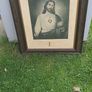 A Sacred Heart Framed Picture Image 4