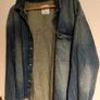 Bershka Distressed Denim Jacket Size L UK 16 Image 2