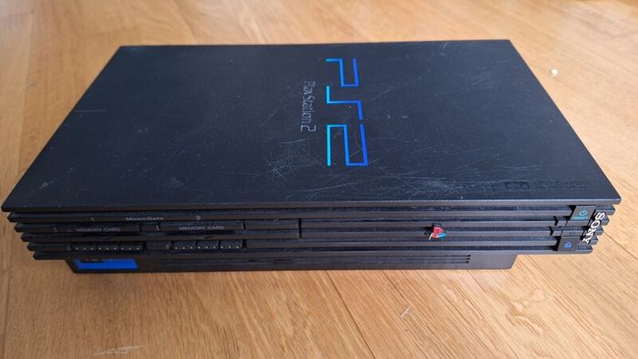 Sony playstation 2 ps2 bundle with flight joystick