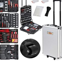 chrome vanadium steel 859 pieces tool box, tool bag, tool set, tool trolley,
