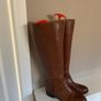 Rockport ladies chestnut, leather tall boots Image 2