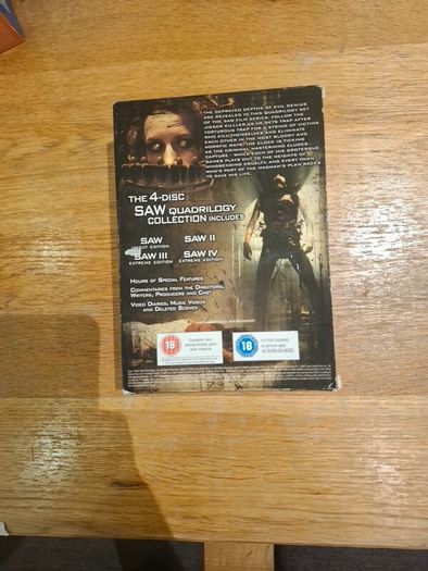 Saw Quadrilogy DVD Boxset