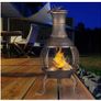 Removable  Fireplace Patio stove with mesh door Image 2