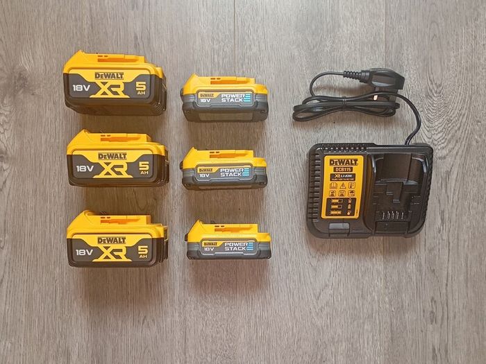 DeWalt Batteries & Charger (New)
