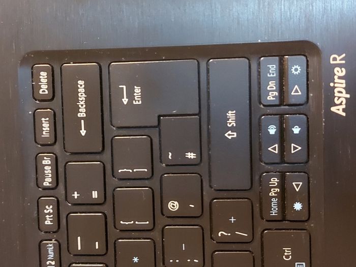 Acer Aspire R14, in excellent cosmetic condition, for parts or repair, No SSD or RAM, everything else is good