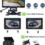 1080P Reversing Camera Kit with 7-Inch HD Monitor, IP68 Waterproof Night Vision Camera, Parking Sensors & 15m Cable for Van, Truck, RV, Bus and Trailer Image 5