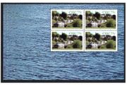 2006 Ireland Inland Waterways of Ireland Commemorative Stamps Booklet Pane featuring featuring Belturbert Marina, River Erne  Mint Never Hinged (MNH). Hibernian HP167