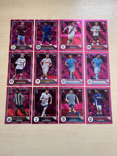 Topps Premier League 2026/27 2027 Pink Voltage Parallels