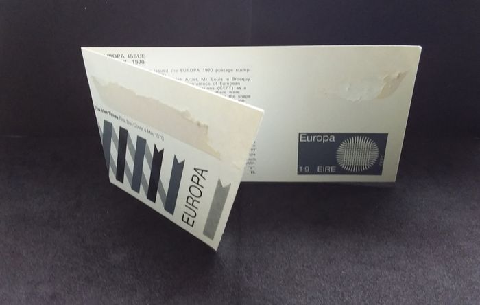 Ireland Stamps : The Irish Times , Europa - First Day Cover , 1970