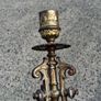 A Pair Of Nineteenth Century Bronze/Brass Candelabras(3.8kgs) Image 6