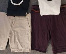mens shorts& tee shirts chino & Zara