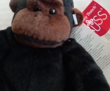 new Gonzo Gorilla Russ soft toy with tag