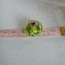Pandora green murano glass flower charm xxl very good condition fully hallmarked Image 6
