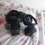Black cage sandals from NEXT. Forever Comfort Collection Size 4 wide fit. Rrp euro 42 Image 7