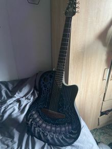Ovation DJ Ashba Chrome Bone