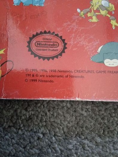 Vintage 1999 Official Pokemon Collector's Sticker Book