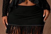 Fabulous Skirt with  a Sparkly Trim &amp; Tassels size 20 + other amazing skirts available