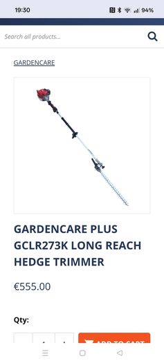 pole long reach hedge trimmer