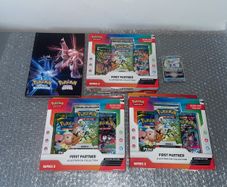 Pokemon First Partner x3 illustration collection bundle