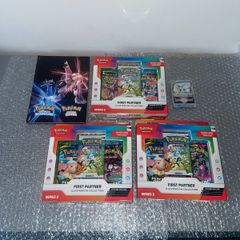 Pokemon First Partner x3 illustration collection bundle