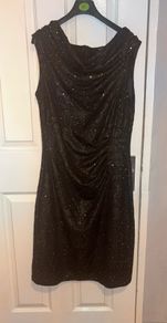 Black Sparkly Klass Dress size 14