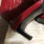 Ladies red leather boots size 5 reduced Image 5