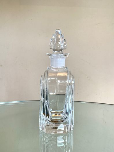 Vintage Italian Lead Crystal Decanter Bottle, Cristalli Puthod