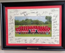 Munster Rugby 2012 signed framed team photo