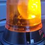 0-444-55 12-24V Rotating Amber Beacon with Magnetic Base (50MPH) Image 6